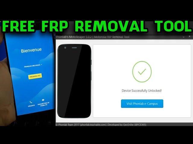 New Free Remove FRP all Motorola One Click | All Models By Motorola FRP Removal Tool v5.02