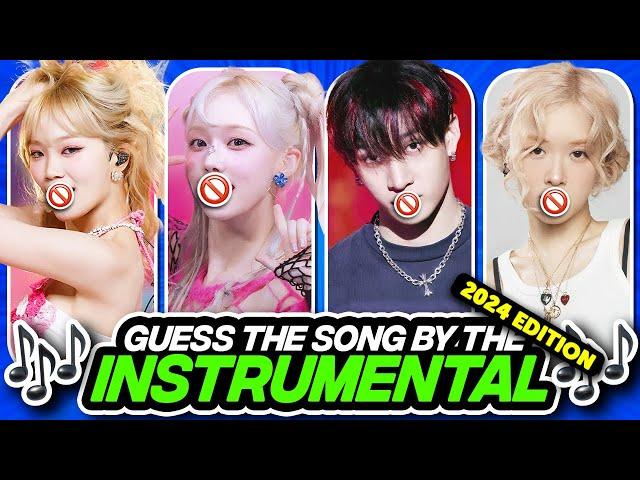 ⭐️ GUESS 50 KPOP SONGS BY THE INSTRUMENTAL [2024 EDITION] - FUN KPOP GAMES 2024