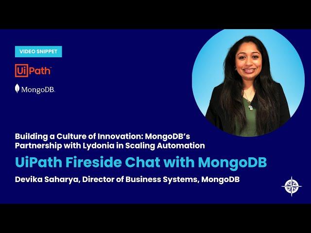 Building a Culture of Innovation: MongoDB's Partnership with Lydonia in Scaling Automation