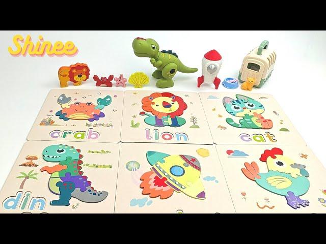 Animal Puzzle | Learn how to spell animal names and discover fun facts about them | Shinee