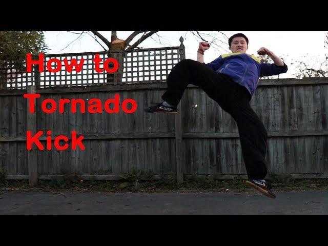 Shaolin Kung Fu Wushu Tornado Kick Training For Beginners