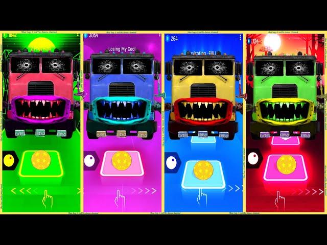 coffin dance - Truck eater vs Truck eater new vs Truck vs Truck eater old | tiles hop 