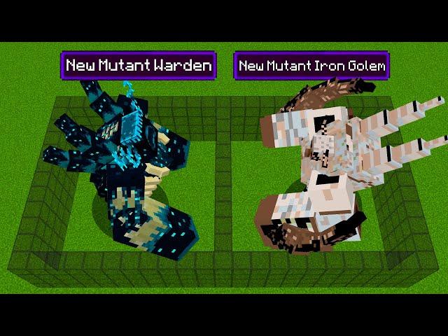 New Mutant Warden VS New Mutant Iron Golem