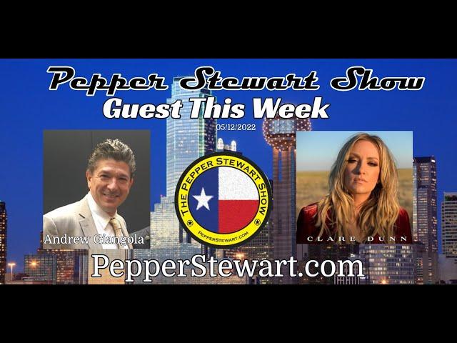 Pepper Stewart Show with Guest Andrew Giangola & Clare Dunn