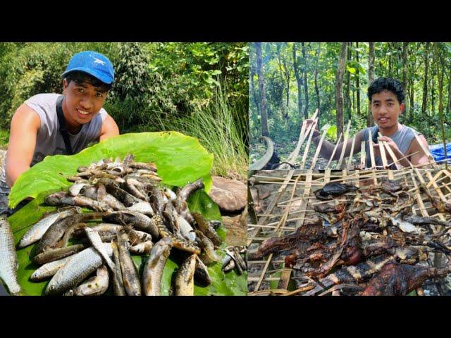 Traditional Water Diversion Fishing in Arunachal | Catching a Variety of Fish.