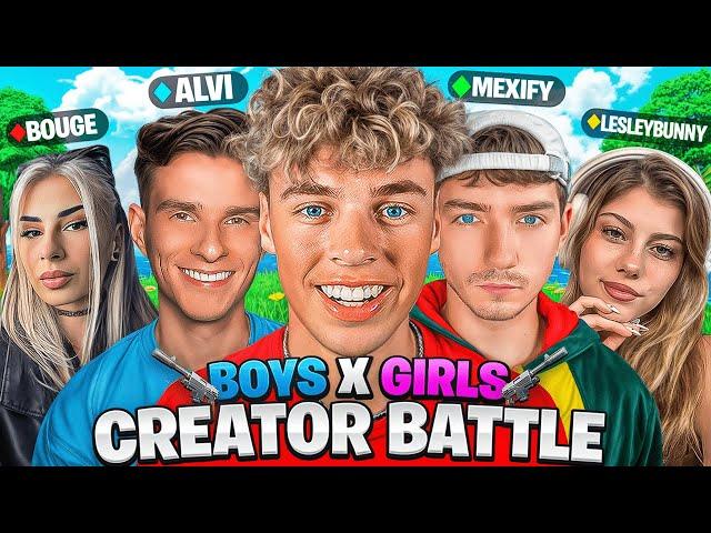 Das ERSTE Jungs x Mädchen FORTNITE Creator BATTLE! ️