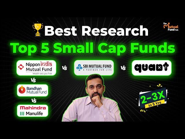 Best Small Cap Mutual Funds 2024 | 2-3X Returns in 5 Yrs | Comparison of Top 5 Small Cap Funds