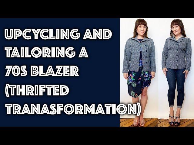 How to Tailor an Upcycled Blazer | Sew Anastasia