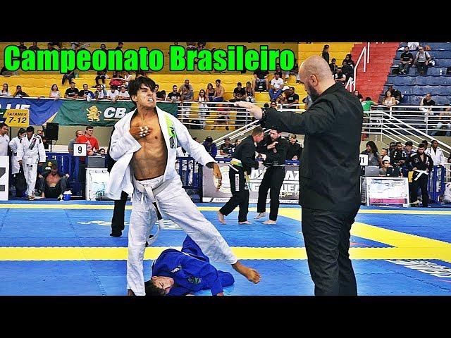 Jiu-Jitsu - Faixa Branca - Carlos Augusto vs Eduardo Silva - Campeonato Brasileiro - 2019