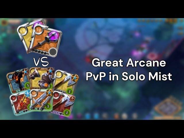 Great Arcane PvP in Solo Mist # 2 | Albion Online #albiononline #albionpvp #pvp