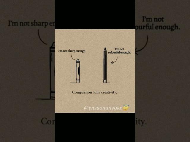 Comparison, #shortsfeed #quotes #trendingshorts #creater #wisdomquotes