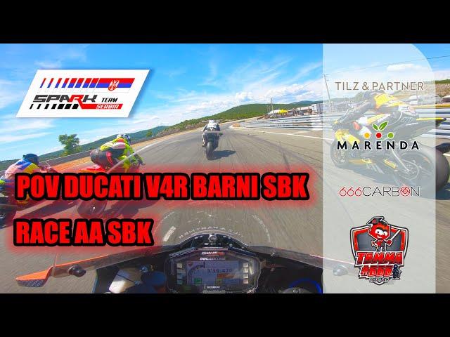 DUCATI V4R SBK SPARK TEAM + POV ONBOARD RACE AA SBK + TOMMA#666=FAST LAP 1.28.0 ️ GROBNIK CIRCUIT