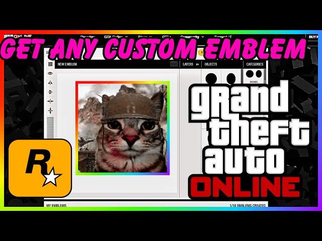 GTA ONLINE: HOW TO GET ANY CUSTOM EMBLEM (2024 NO PATCH)