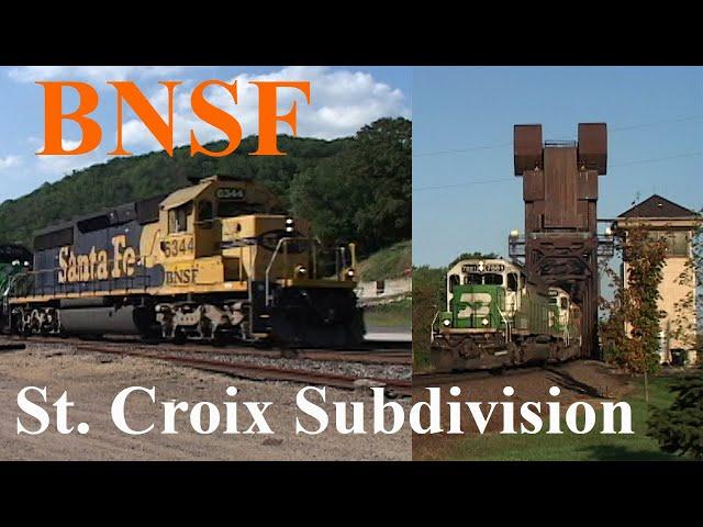 BNSF On the Banks of the Mississippi - St. Croix Subdivision (2006)