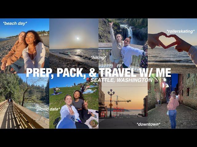 prep, pack, & travel with me ️ SEATTLE, WASHINGTON | SavWay