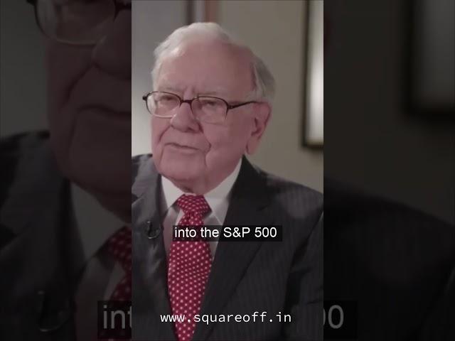 Warren Buffet explains how one could've turned $114 into $400,000 by investing in S&P 500 index.