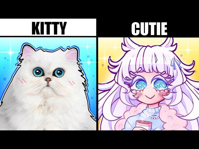 IF CAT BREEDS WERE CUTE GIRLS....