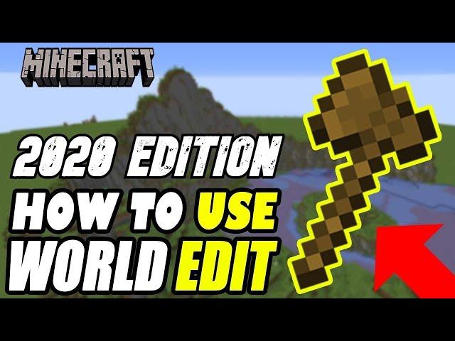  How to use World Edit in Minecraft Java *2020*