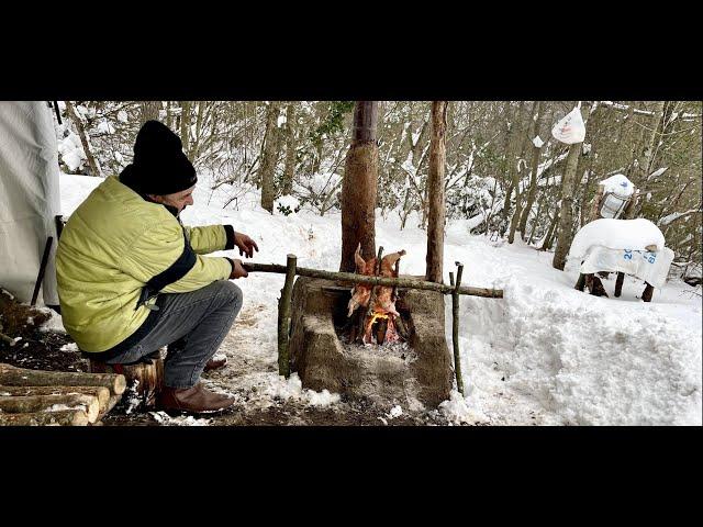 ️Kar Huzur Veriyor Dağda 3 gün 2 gece ️Snow gives peace, I stay 3 days and 2 nights