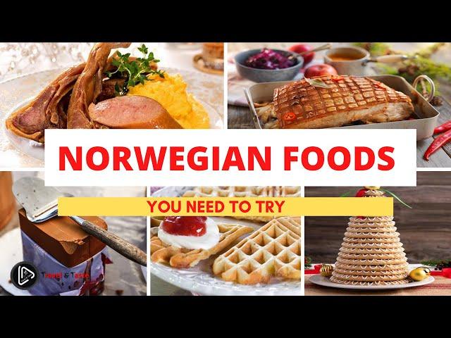 Most Popular Norway Foods  |  Norwegian Cuisine | Mest populære norske matvarer | Norsk mat