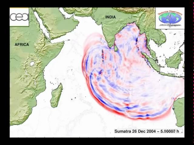 Numerical simulation of tsunami propagation for December 26, 2004