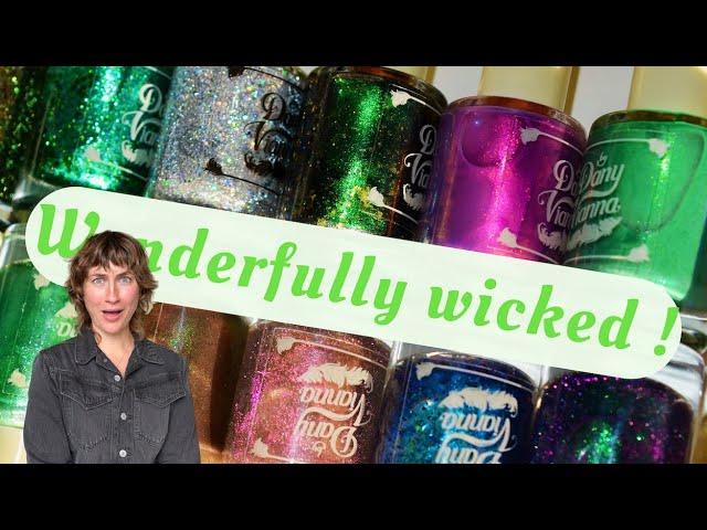 These colors & effects are absolutely WICKED!! By Dany Vianna Wicked Nail Polish Collection Swatches