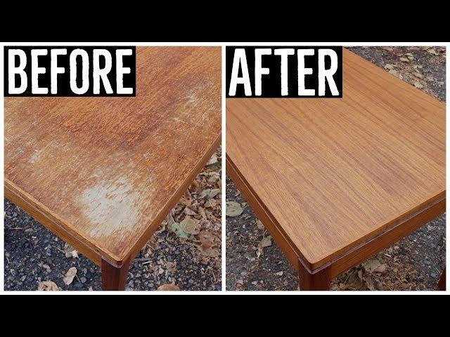 Thrift Store Rescue #13 | Furniture Restoration | Refinishing A Thrift Store Norwegian Teak Table