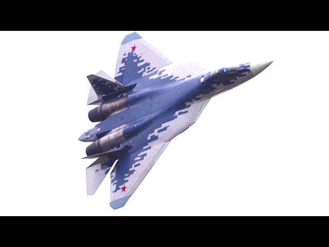 Russia's Su-57 fighter jet flies at Airshow China 2024