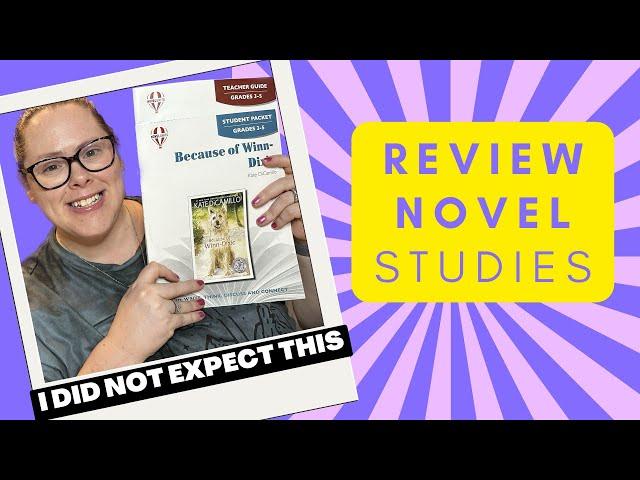 Novel Studies Review and Flip through! What my thoughts are!