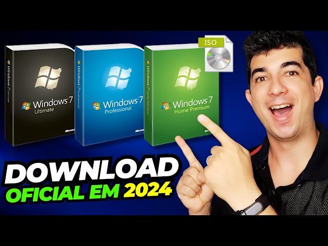 Como BAIXAR o Windows 7 ORIGINAL [Todas as Versões] 2024