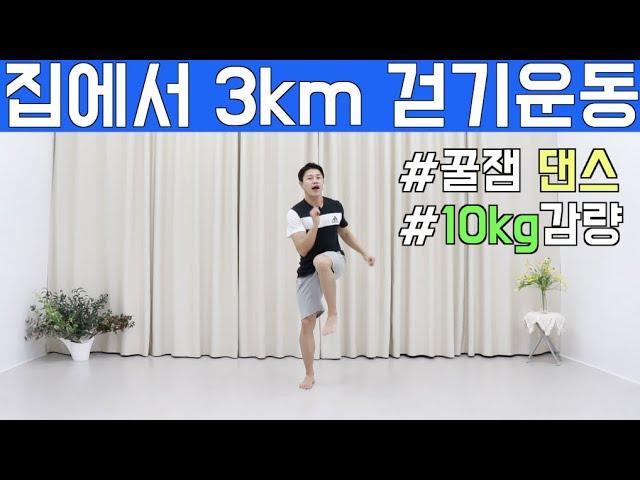 따라하기 쉬운 다이어트 댄스 무조건 살빠지는 3km 걷기운동!!