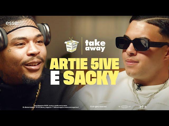 Artie 5ive e Sacky parlano di famiglia, religione, loro origini, quartiere e altro | Take Away ep. 4