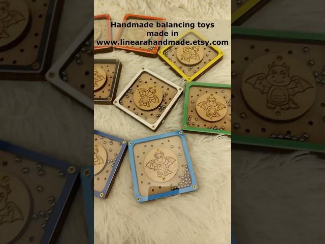 Discover Our Handmade Balancing Toy: The Perfect Educational Game for Kids! made in Linearahandmade