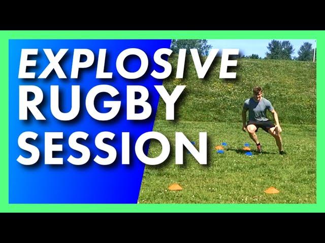 Intense Rugby Speed, Agility and Cardio Session [ Axe Rugby ]