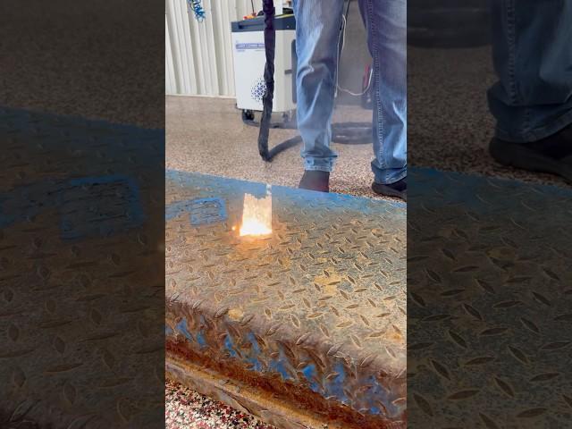 Got rust??  Laser rust removal #rustremoval  #rust #rustbelt  #autoshop  #laserrustremoval #laser