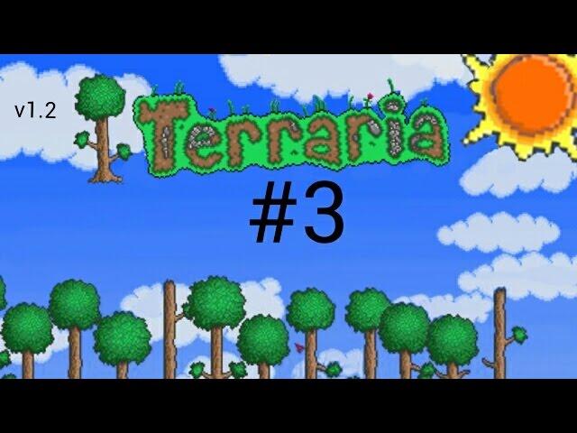 Прохождение игры terraria v1.2 на андроид #3 (Убиваем Мозг Кутулха в кримзоне)