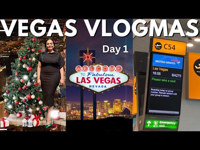 Las Vegas Vlog - 12 Days of Vlogmas - Day 1 TRAVEL DAY