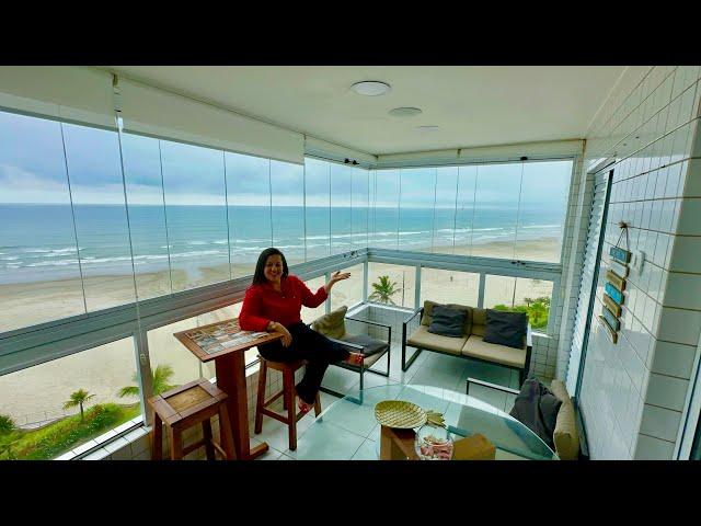 Belíssimo apartamento  PORTEIRA FECHADA  Frente Mar   Praia Grande