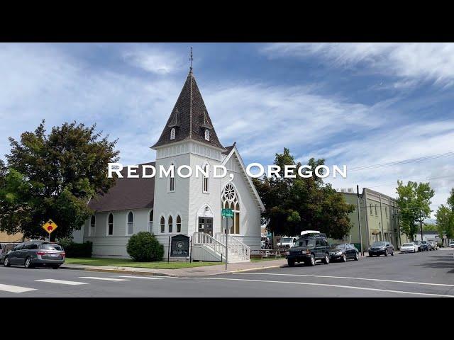 WALKING: Downtown Redmond, Oregon- A High Desert Town