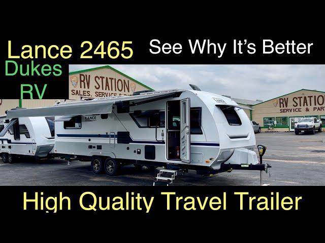 2023 Lance 2465 Luxury Travel Trailer - High Quality - Bedroom Slide - Great for Boondocking