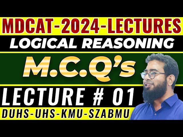 MDCAT-2024 | Logical Reasoning MCQs | Part-1