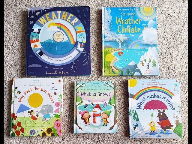 Usborne Weather Books, Climate, Rain, Snow, Sun