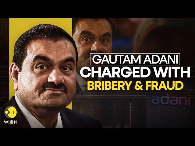 India: Gautam Adani Charged By US Over Alleged $265 Million Bribe Plot | Adani Stocks Fall | WION