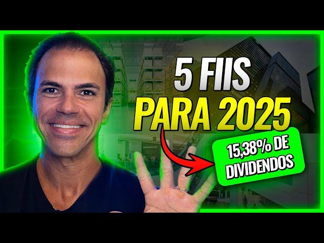 TOP 5 MELHORES FUNDOS IMOBILIÁRIOS (FIIS) PARA INVESTIR NA BOLSA DE VALORES PARA 2025