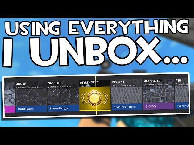 USING EVERY WEAPON I UNBOX IN PHANTOM FORCES..