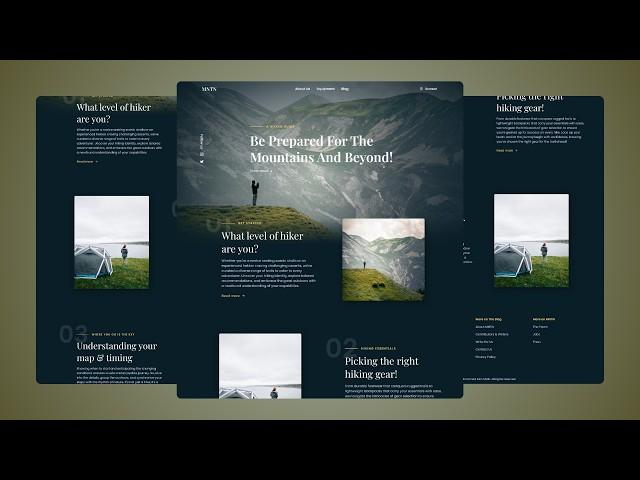 Responsive Travel Website Design || HTML, CSS & JS