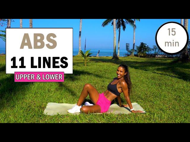 15 min Intense ABS - Upper & Lower Abs (11 Line Abs) | The Modern Fit Girl Abs