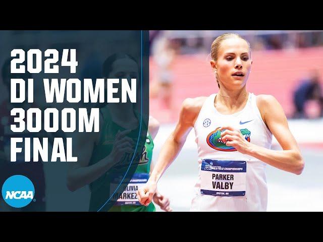 Parker Valby wins 2024 3000m indoor title