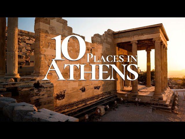 10 Most Beautiful Places to Visit in Athens Greece 4K  | Athens Travel Guide