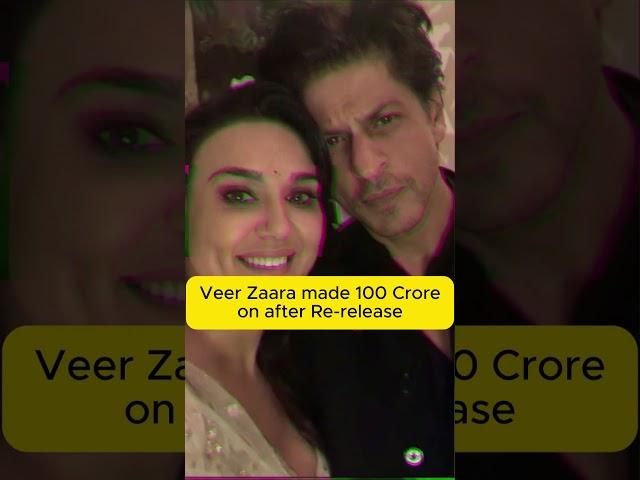 Veer Zaara made 100 Crore on after Re release #veerzara #bollywood #shahrukh_khan #preityzinta